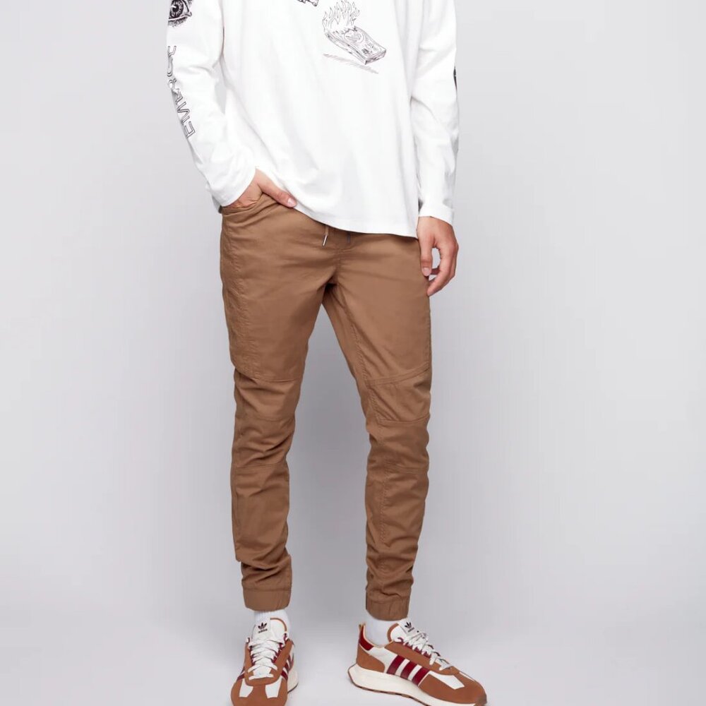 Hendrix SandBrown Casual Jogger with Waist Drawstring